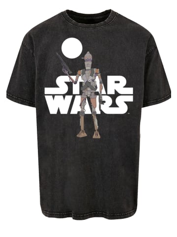 F4NT4STIC Oversize T-Shirt Star Wars The Mandalorian IG 11 Action Figure in schwarz