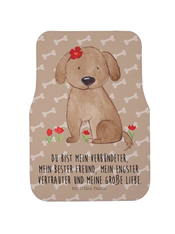 Mr. & Mrs. Panda Fußmatte Auto Hund Dame mit Spruch in Hundeglück