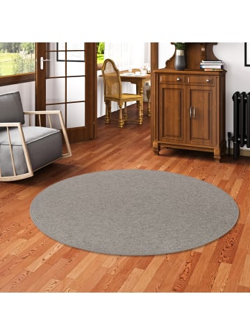 Snapstyle Teppich Taff Rund in grau