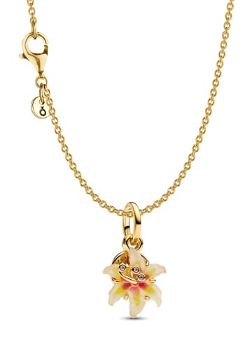 Pandora Damen-Halskette Disney Rapunzel Sonnentropfenblume Goldfarben