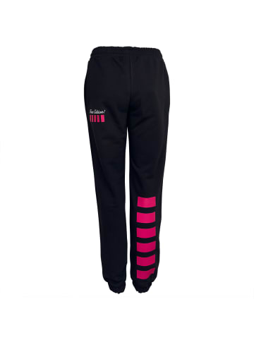 Roberto Geissini Stripe Jogginghose Schwarz Pink