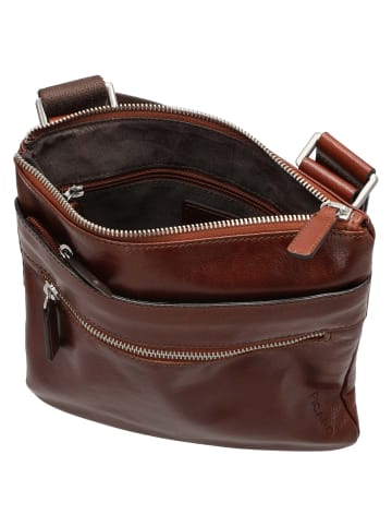 PICARD Buddy - Umhängetasche 24 cm (schwarz) in cognac