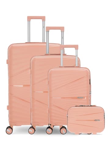 OBAGO 4 tlg. Kofferset VELA C in Rosa (103L/67L/43L/12L)