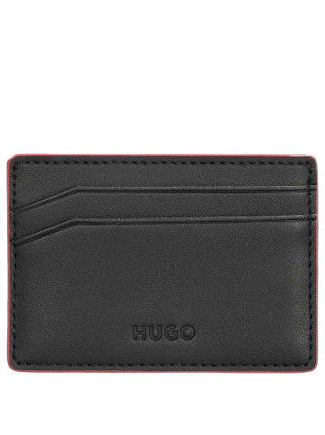 HUGO GB Geschenkset - Kreditkartenetui & Schlüsselanhänger (black) in schwarz