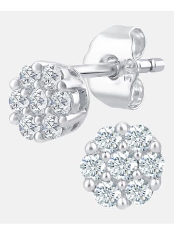 Diamant L'éternel Ohrstecker aus 375 Weißgold mit Diamant