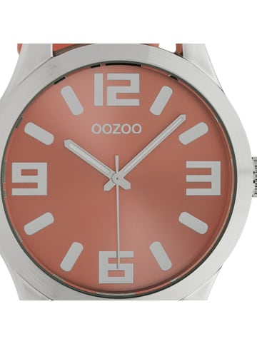 Oozoo Armbanduhr Oozoo Timepieces orange extra groß (ca. 47mm)