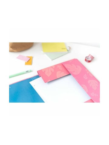 Disney Mappe  Gummiband A4 (24 x 34 cm)  - Pinker Ordner als perfekter in Pink