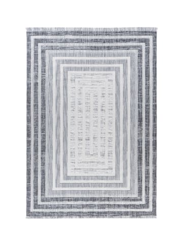 Kayoom Kurzflor Teppich Sarai 125 in grau - rechteckig