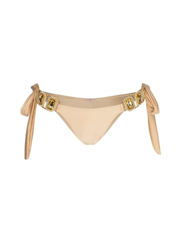 Moda Minx Bikini Hose Boujee Tie Side Brazilian in Champagne