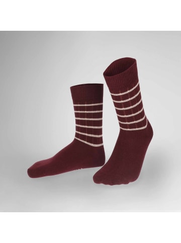 Hudson Socken Row Fashion in wine red