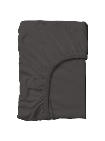 NAUTICA HOME Nautica Home Jersey Spannbettlaken, 140x200 cm in Anthrazit