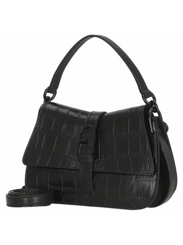 Furla Flow Mini - Schultertasche 17 cm (black) in schwarz
