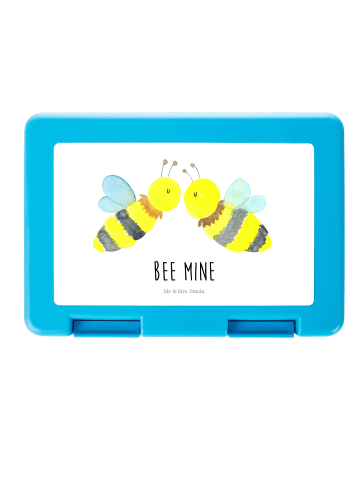 Mr. & Mrs. Panda Bentobox Biene Liebe mit Spruch in Weiß