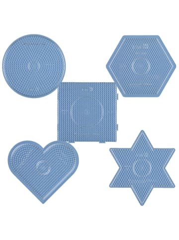 Nabbi Stiftplatten-Set große Basics, transparent für Midi-Bügelperlen - ab 5 Jahren