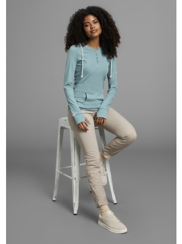 Kangaroos Kapuzenshirt in Blaugrün