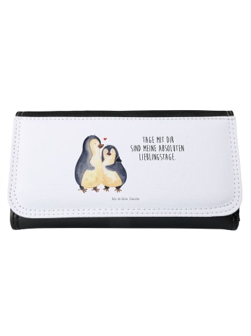 Mr. & Mrs. Panda Geldbeutel Pinguin umarmen mit Spruch in Weiß