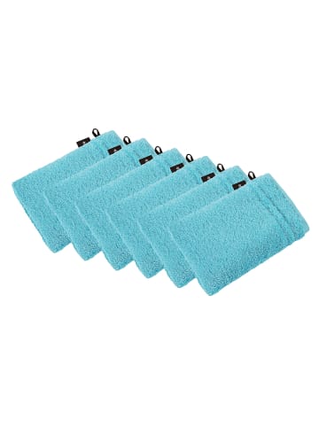 Vossen 6er Pack Waschhandschuh in light azure