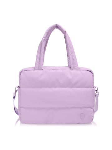 Heys Puffer Schultertasche 33 cm Laptopfach lavender