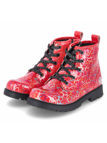 Schnürboots in rot