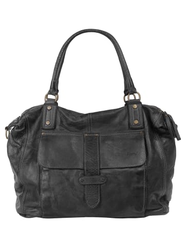 Forty degrees Shopper XXL echt Leder in schwarz