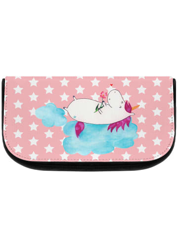 Mr. & Mrs. Panda Kosmetiktasche Einhorn Verliebt ohne Spruch in Rot Pastell