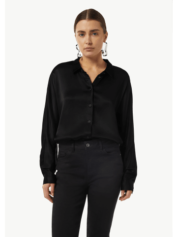 comma Bluse langarm in Schwarz