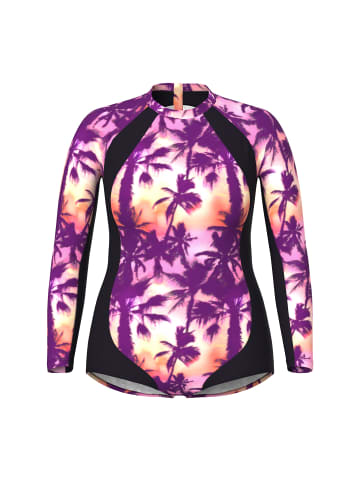 Ulla Popken Badeanzug in schwarz