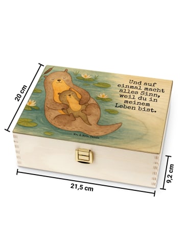 Mr. & Mrs. Panda Teebeutel Aufbewahrung Otter Kind Design mit Sp... in Weiß