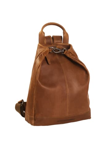 The Chesterfield Brand Wax Pull Up City Rucksack Leder 40 cm in cognac