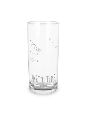 Mr. & Mrs. Panda Glas Avocado Party Zeit mit Spruch in Transparent