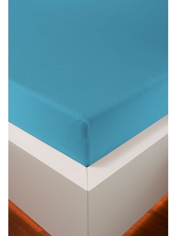 bellana jersey Spannbetttuch Edel-Jersey  Elasthan in türkis