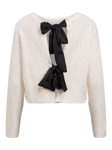 Object Strickjacke in White Sand
