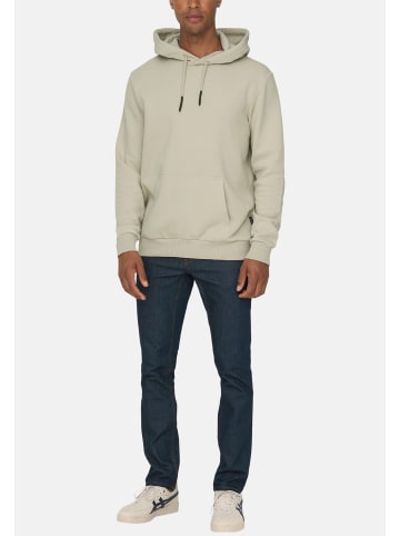 ONLY & SONS Sweatshirt / Hoodie Ceres in Braun / creme