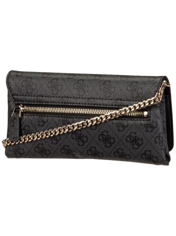 Guess Clutch Noelle II Xbody Flap Organizer in Coal Logo