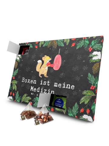 Mr. & Mrs. Panda Tee Adventskalender Fuchs Boxen mit Spruch in Kreidetafel