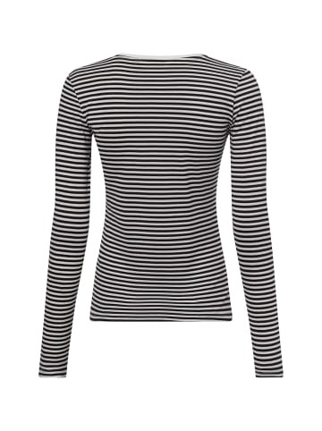 MOSS COPENHAGEN Langarmshirt MSCHGemma Hadrea O Top in schwarz weiß