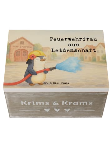 Mr. & Mrs. Panda Aufbewahrungsbox Feuerwehrfrau Leidenschaft Des... in Weiß