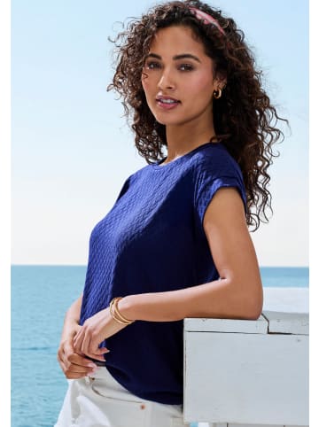 Vivance Kurzarmshirt in navy