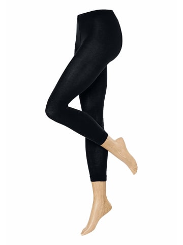 Hessnatur Feinstrumpf-Leggings in schwarz