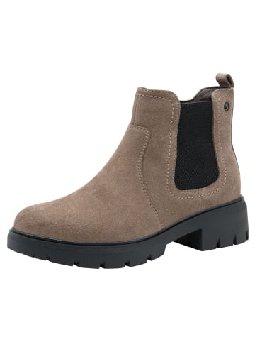 Tamaris COMFORT Chelsea Boot in PEPPER SUEDE
