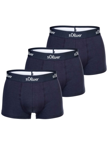 S. Oliver Boxershort 3er Pack in Marine