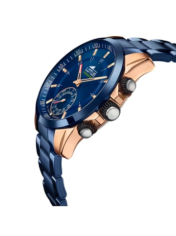 Lotus Chronograph-Armbanduhr Lotus Classic blau groß (ca. 43mm)
