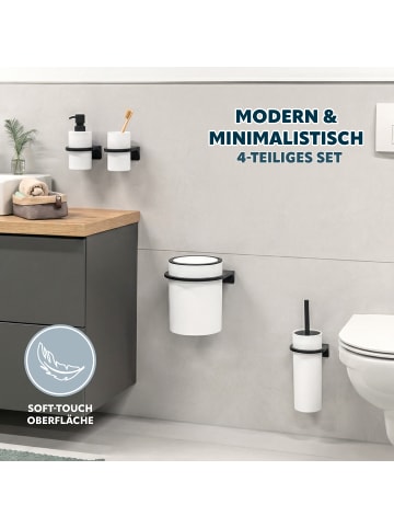 bremermann Bad-Accessoires Set SAVONA 4tlg. rund