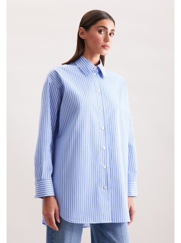Seidensticker Hemdbluse Oversized in Mittelblau