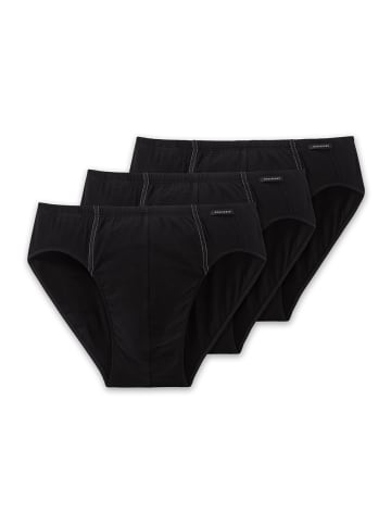 Schiesser Slip 3er Pack in Schwarz