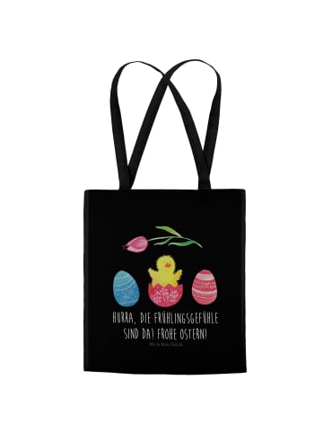 Mr. & Mrs. Panda Schultasche Küken Schlüpfen mit Spruch in Schwarz