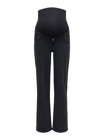 ONLY Jeans mit weitem Bein in Washed Black