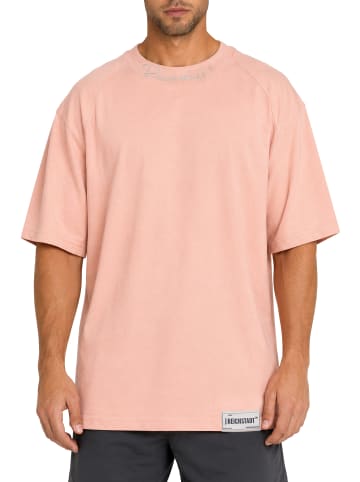 Reichstadt Herren Relaxed Fit T-Shirt in Old Pink