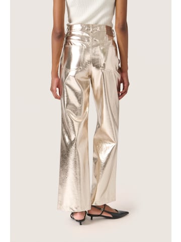 Soaked in Luxury Pants Suiting SLDanila Straight fit in Gold