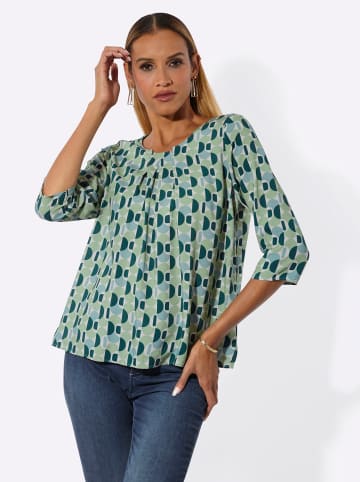 creation L Druck-Bluse in eucalyptus-jade-bedruckt